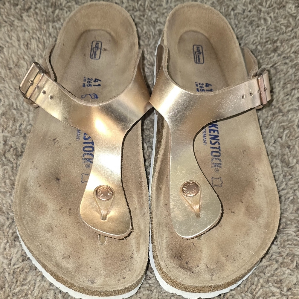 Birkenstock Kids Gold Sandals